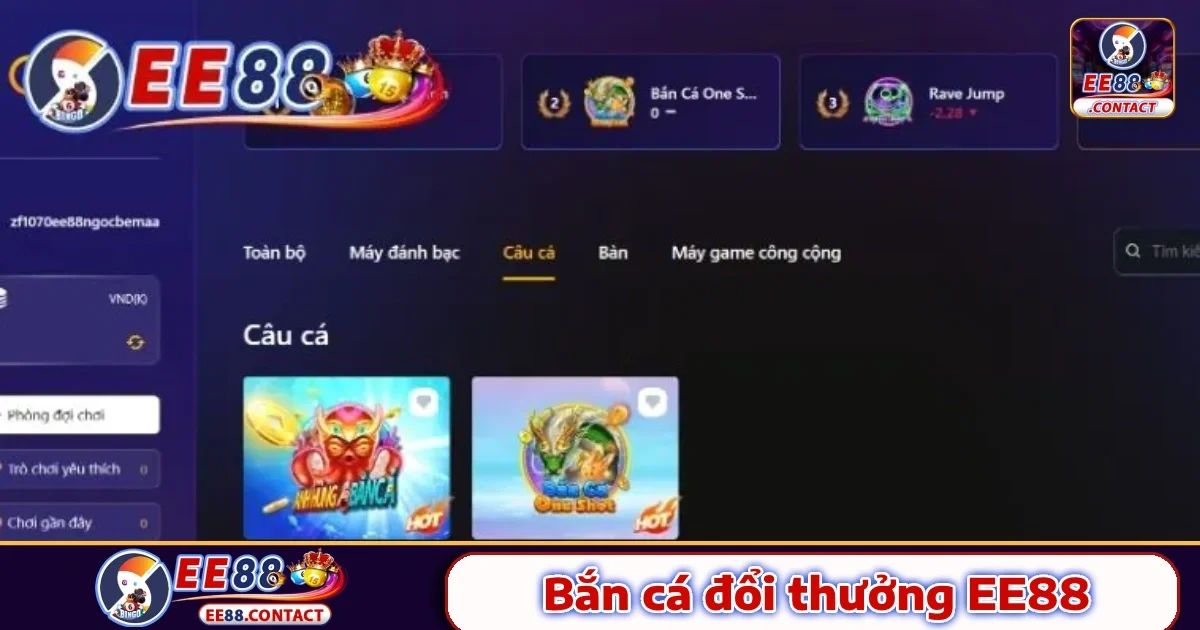 Bắn cá Ee88 2 Điểm đặc biệt chỉ có tại Bắn cá Ee88