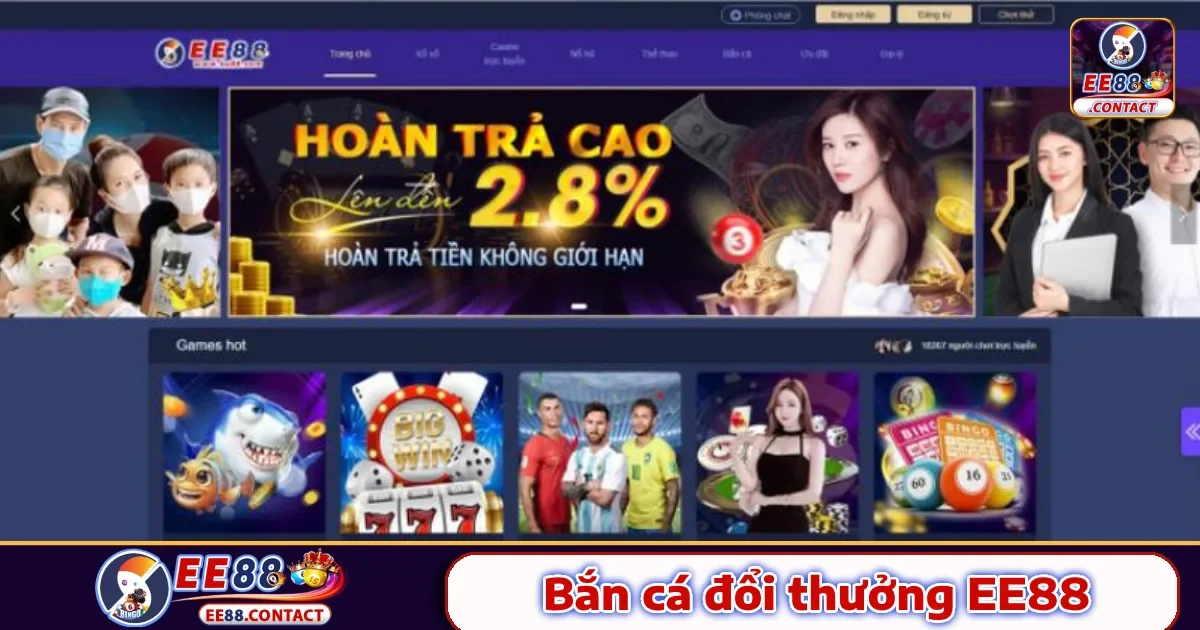 Bắn cá Ee88 4 Ưu đãi dành riêng cho người chơi Bắn cá Ee88