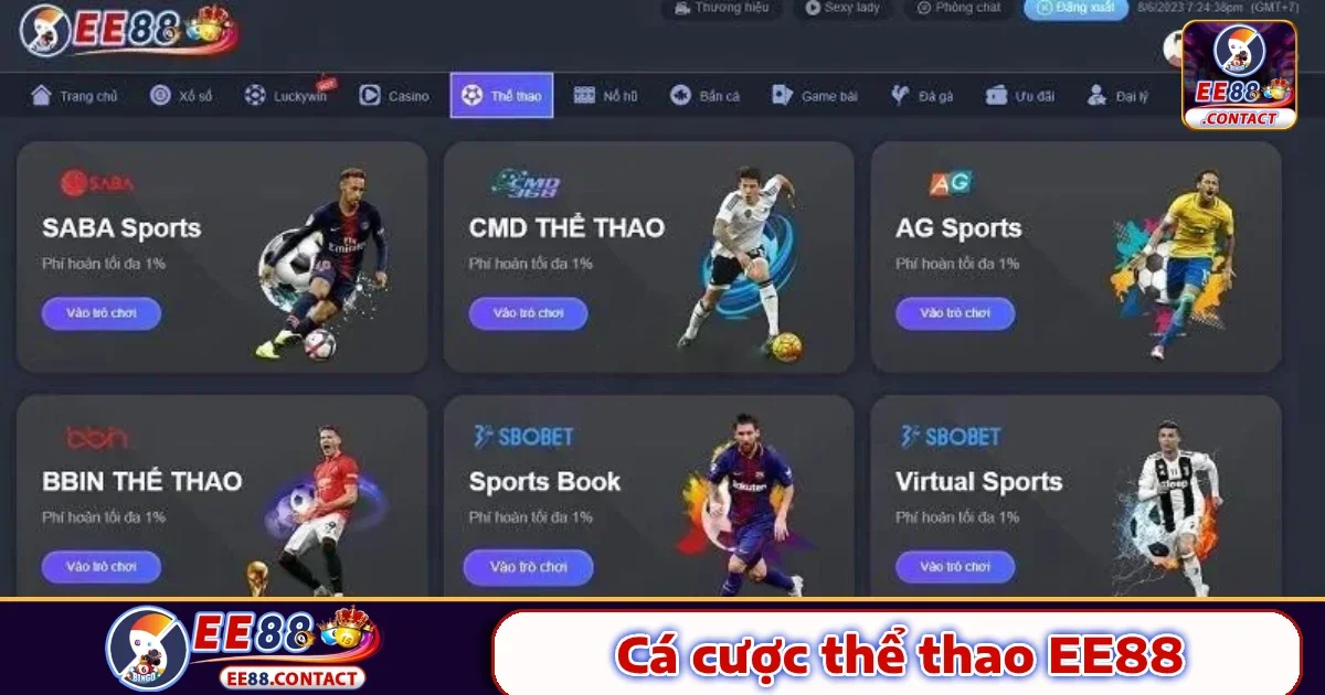 Ee88 7 Thể Thao Ee88 – Cược Thông Minh, Thắng Lớn Mỗi Ngày