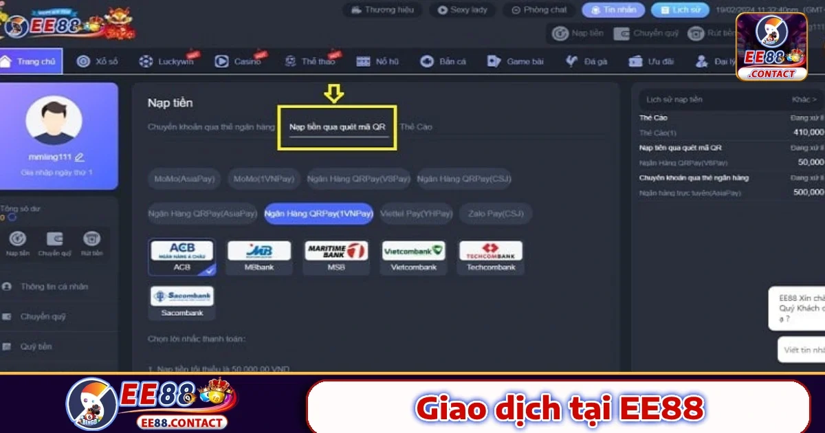 Ee88 10 Hệ Thống Giao Dịch An Toàn Và Tiện Lợi Tại Ee88