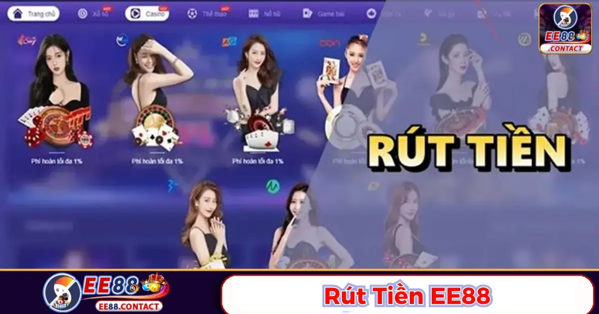 Quy trình rút tiền tại Ee88 chỉ trong vài thao tác đơn giản
