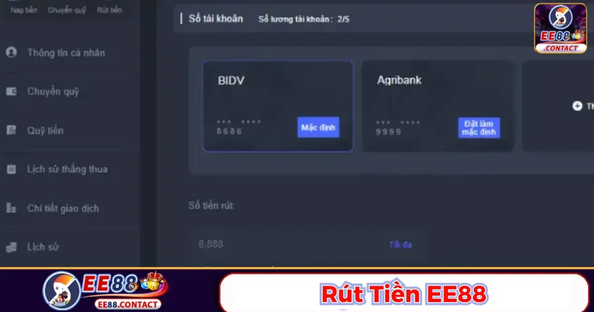 Thời gian xử lý giao dịch rút tiền tại Ee88 là bao lâu?