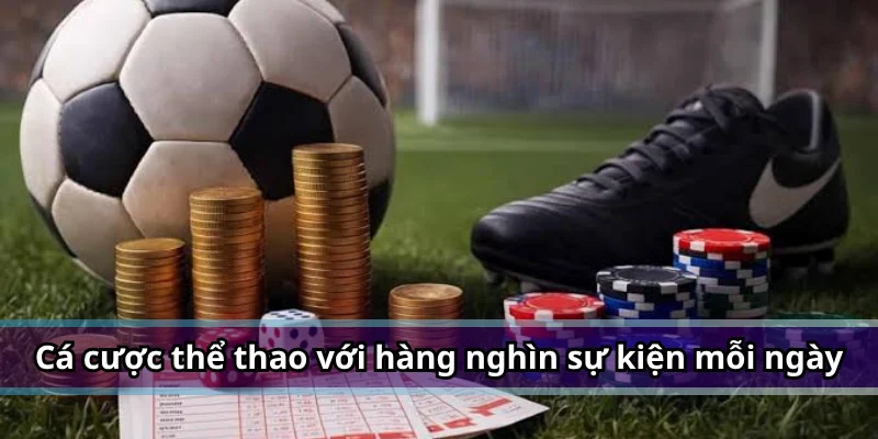 Cá cược thể thao với hàng nghìn sự kiện mỗi ngày