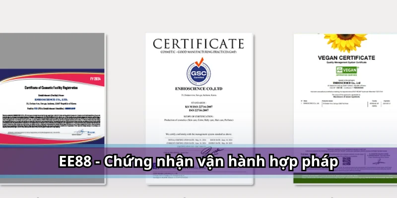 EE88 - Chứng nhận vận hành hợp pháp